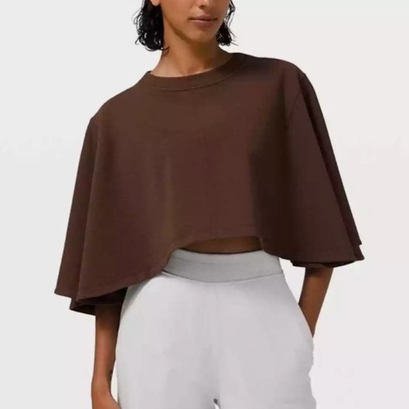 Lululemon Pullover Cape Brown M/L - Picture 1 of 6